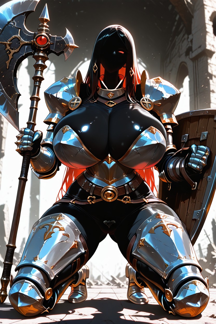Chest Armor, Destroyed Castle Ruins, Leg Armor エボニーAIエロ