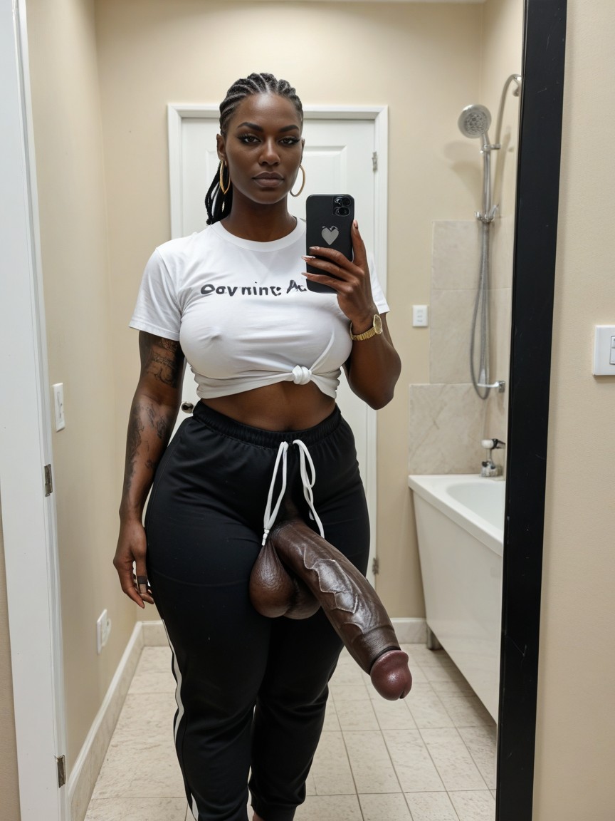 18+, Really Big Balls, Massive Penis Porno ebony IA