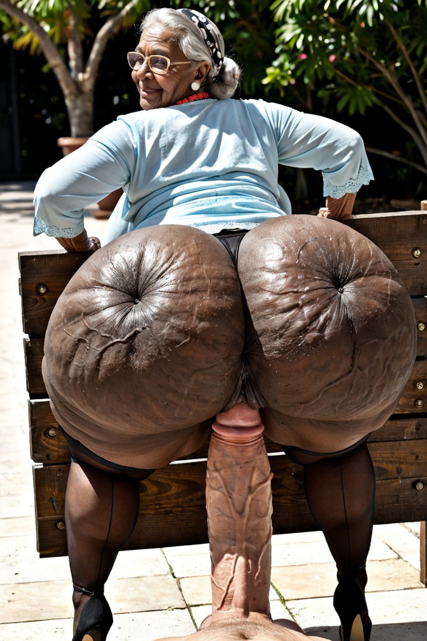 Phat Ass, African, White Man With Big Dick Fucking Black Pussy Ebony AI Porn