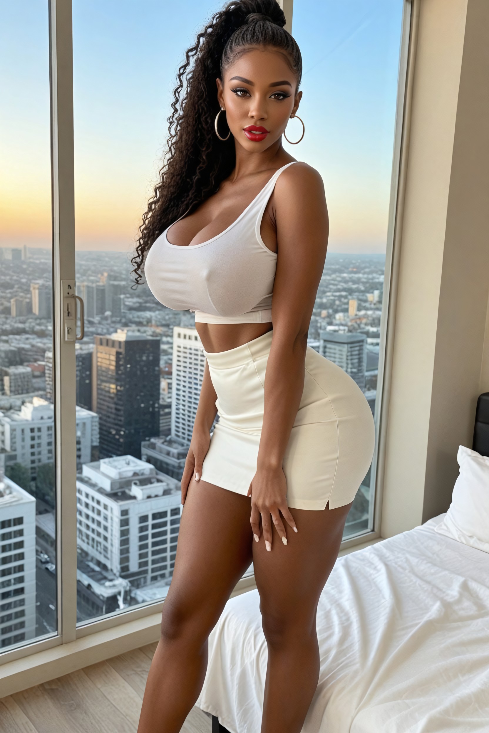 High End Penthouse, Tight Waist, Waist Porno ebony IA