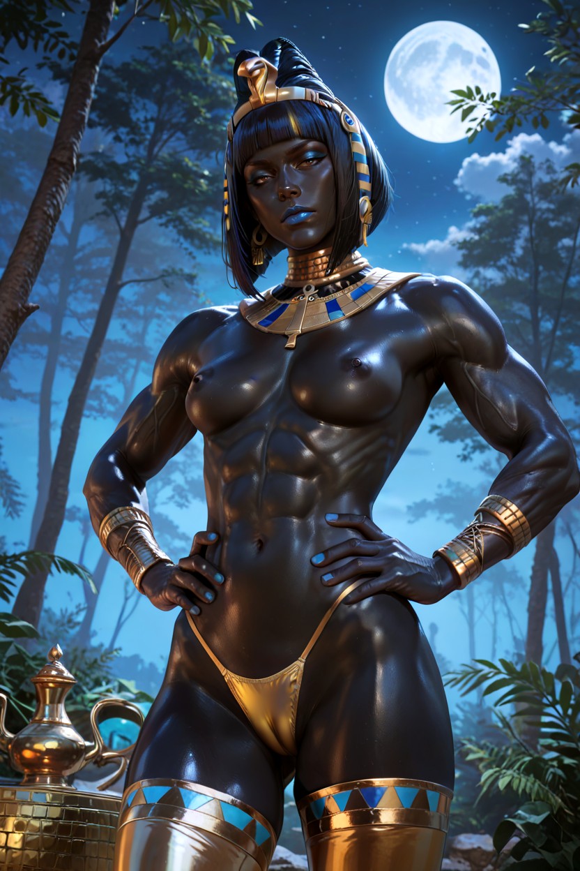 Female Breasts, The Forest Around Him Is Dark And Misty, Blue Lipstick Porno ebony IA