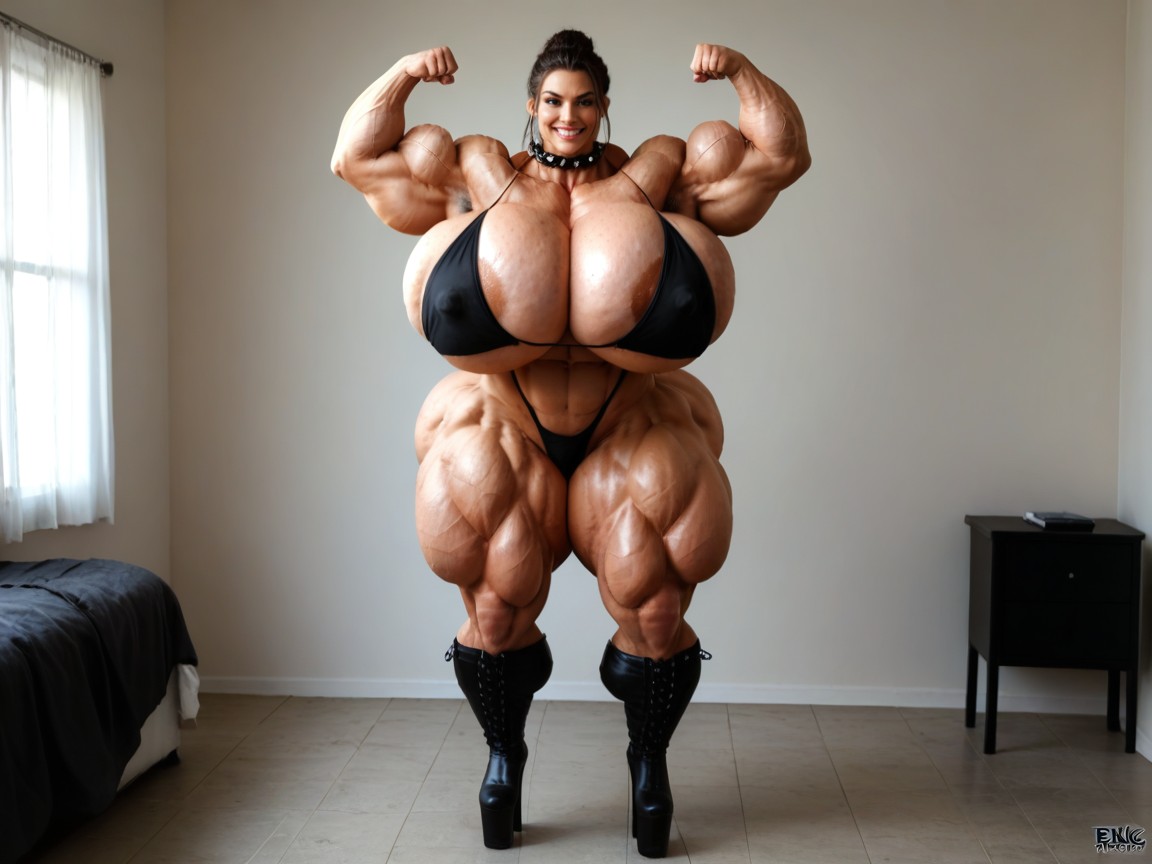 Thick Thighs, Big Veins, Hyper Gigant Muscles Porno ebony IA