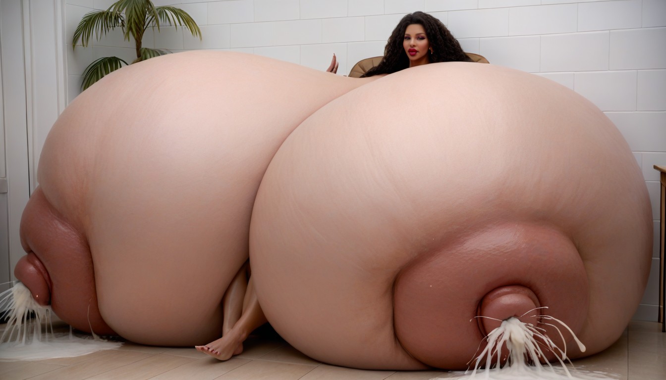 Gigantic Hyper Breasts, Gigantic Hyper Breasts, Gigantic Hyper Breasts Ebony AI Porn