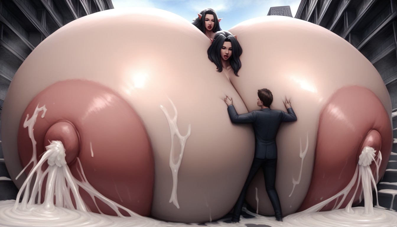 Excessive Milk, Gigantic Hyper Breasts, Gigantic Hyper Breasts Porno ebony IA
