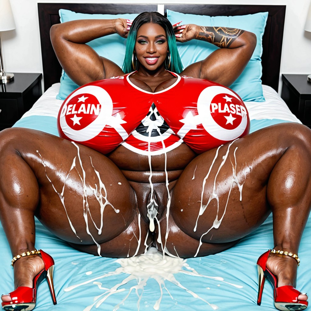 Fat Thighs, Flabby Arms, Gigantic Hyper Breasts Porno ebony IA