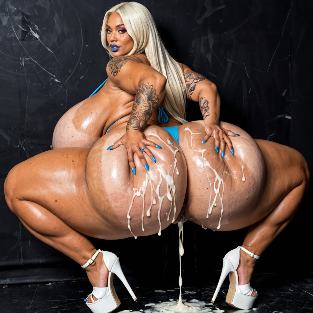 Gigantic Colossal Hyper Breasts, Gigantic Hyper Breasts, Hyper Lactation 에보니 AI 야짤
