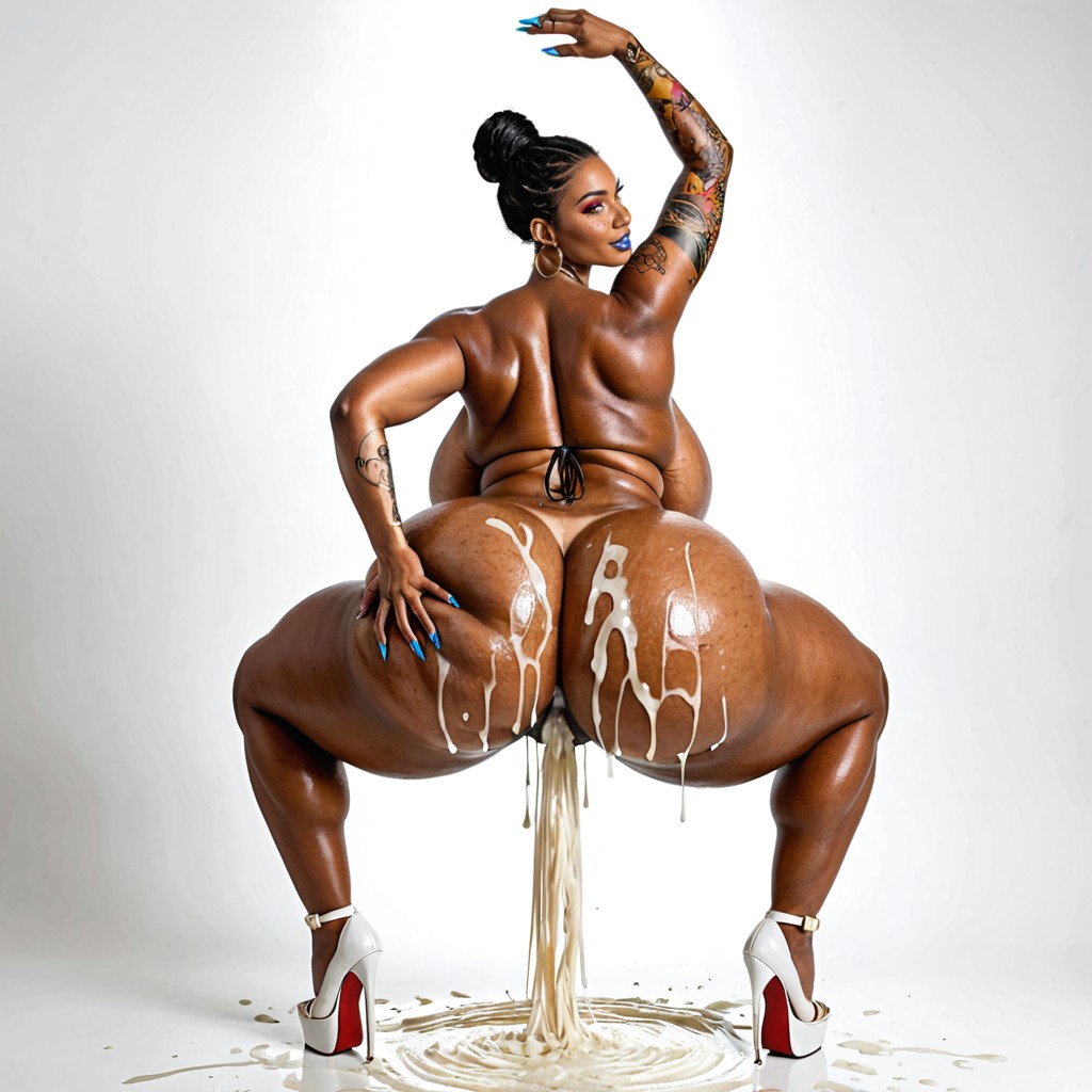 Hyper Lactation, Gigantic Hyper Breasts, Excessive Cum Porno ebony IA