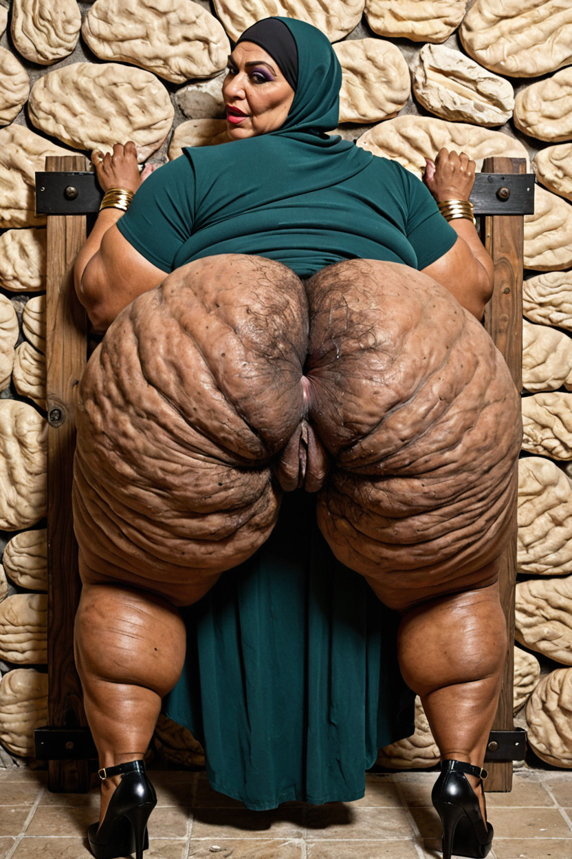 Wrinkles, Large Noses, Gaping Anus Porno IA Ebony